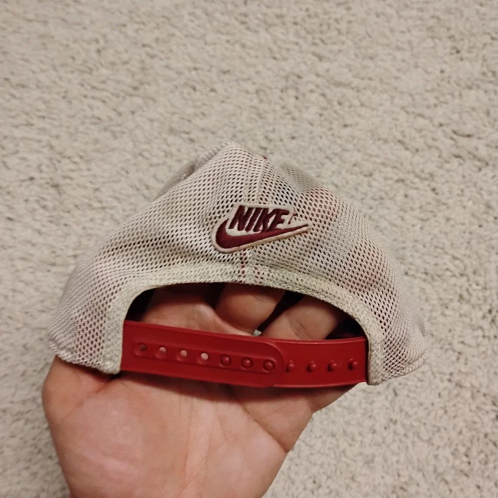 Vintage Houston Astros Hat Cap Mens Red Nike Baseball Snapback Mesh Sports 90s